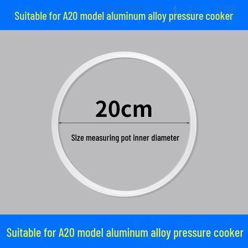 Universal Silicone Pressure Cooker Gasket, Old-fashioned Seal, 20/22/24/26cm Sizes.