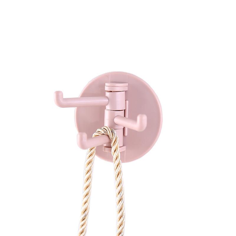 Spacesaving Wall Nodrill Hooks With Multiple Tiers For Home Organization Decor