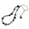 Elegant Flower Bead Pendant Accessory Y2K Heart Phone Charm Strap Hangings Charm
