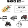 4 Pack 3 Color Indicator Tire Pressure Monitor Valve for Small Medium Motorcycle Bicycle Tire Pressure Monitoring and Alert