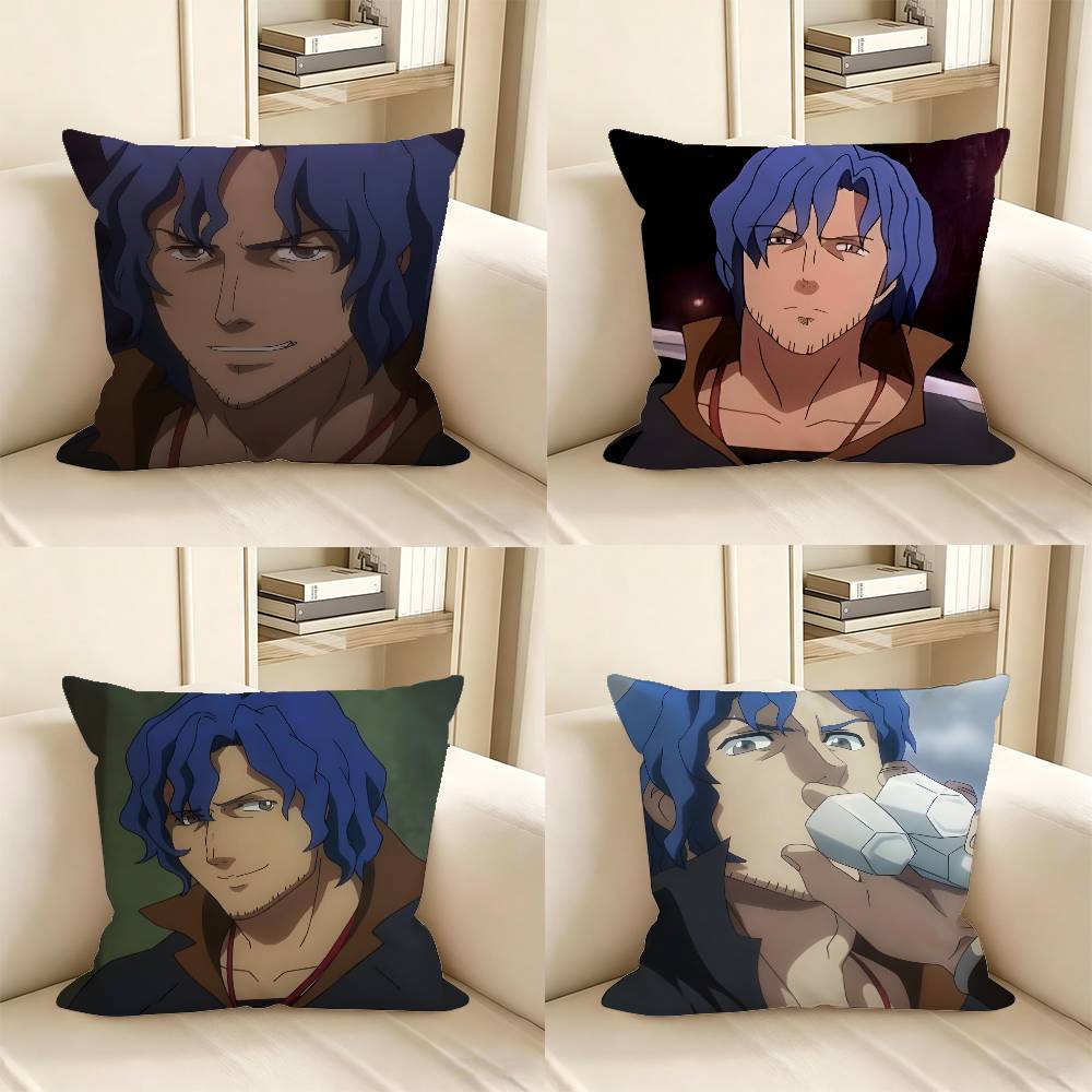 1pc Brain Unglaus Anime Characters Pillow Case Fashion Square Pillowcase Bedroom Sofa Room Ins Decoration Leisure