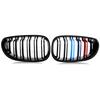 MAGICKIT Gloss Black M Color Front Kidney Grille Grill For 2003-10 BMW E60 E61 525i 535i RDMEV1