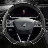 For Seat Tarraco FR Car Steering Wheel Cover Microfiber Leather Non-Slip 5 Colors Auto Accessories
