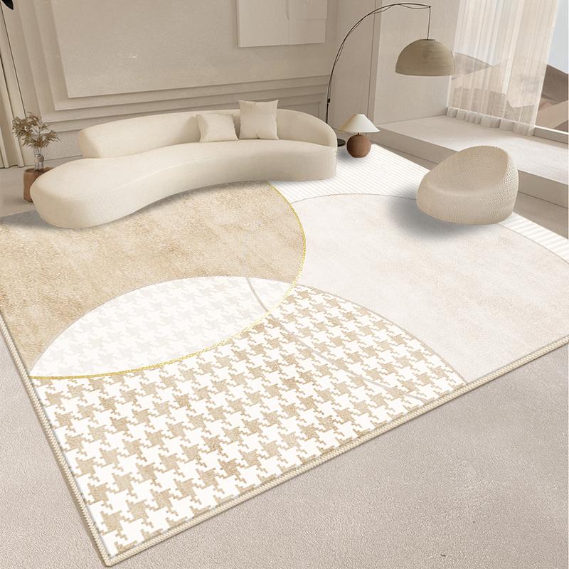 Modern Style Living Room Decoration Line Carpet Fluffy Soft Rugs for Bedroom Abstract Design Plush Rug Home Thickened Floor Mat
