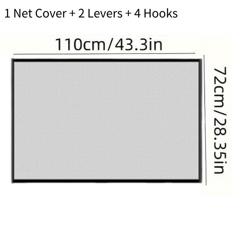 

Выдвижное защитное ограждение, забор, вольер, ворота для домашних животных, безопасная сетка для детей, прочная сетка для собак, кошек 110cm/43.31in