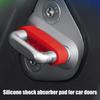 Auto Door Buffer Pad Silicone Shock Absorb Noise Reduction Strips Universal Edge Guards 4Pcs for Most Cars & SUVs