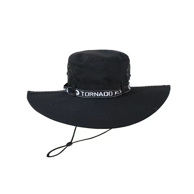 

Sun Protection Hat Men s Sunhat Outdoor Fishing Cap 15cm Big Brim Hiking Bucket Hat UV Protection Sun Hat Letter Black One size