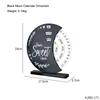 Fashionable Creative Ferris Wheel Calendar Ornament Rotatable Office Desktop Ornament Give Good Friend Remembrance Gift