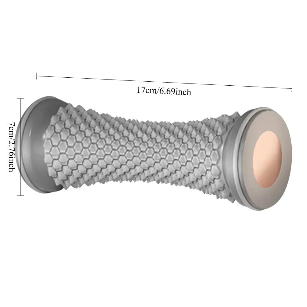 

Foot Roller Massager Yoga Plantar Fascia Home Fitness Fingerpressure Board Deep Muscle Relaxation Massage Ergonomic сірий