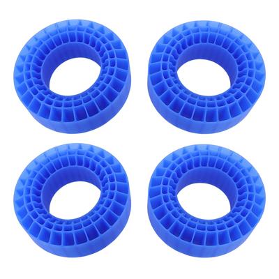 4Pcs RC Tire Foam Insert 3 Layers Hollow Waterproof Temperature Resistant Silicone RC Car Tire Foam for 1 10 RC Car 1.9
