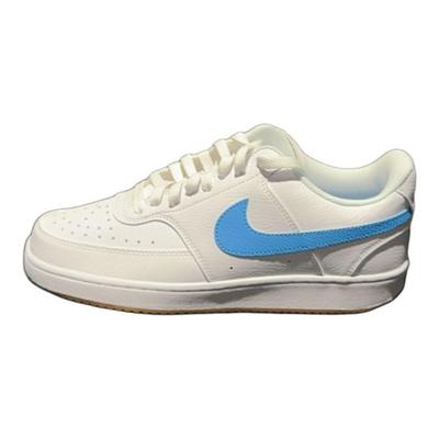 Court Vision Low Weiß University Blue Herren Sneaker Gummi-Gelb HJ9105-100