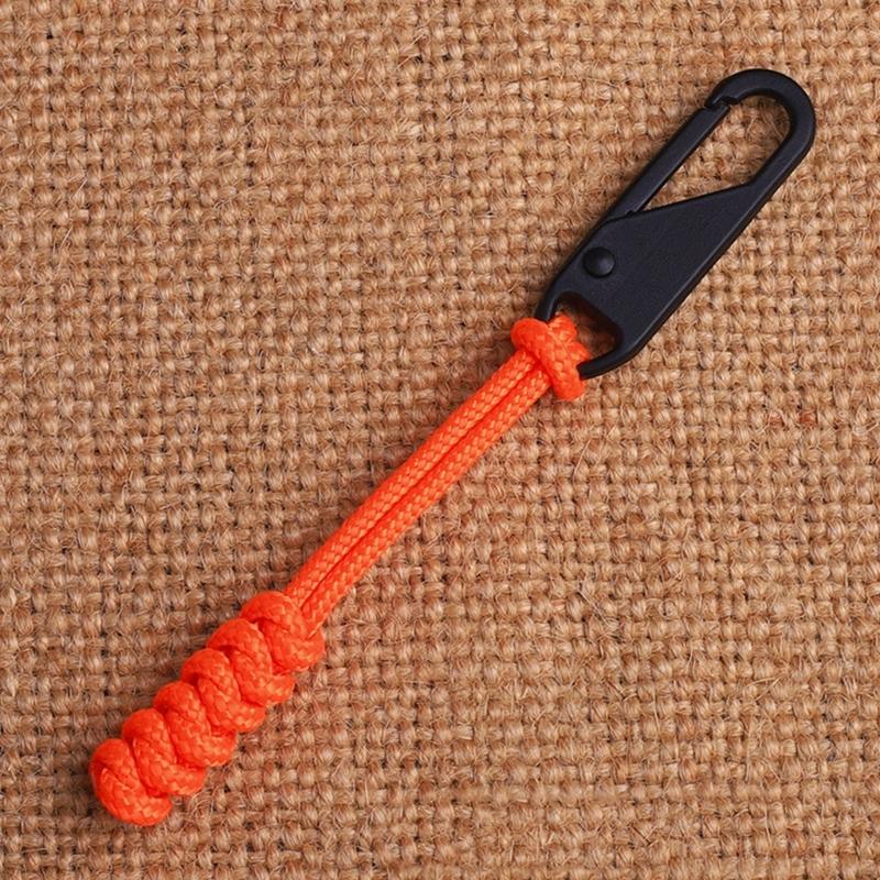 5lots Colorful Detachable Zippers Sliders Cord Outdoor Bag Zippers Pull Head for Outdoor Backpacks Use