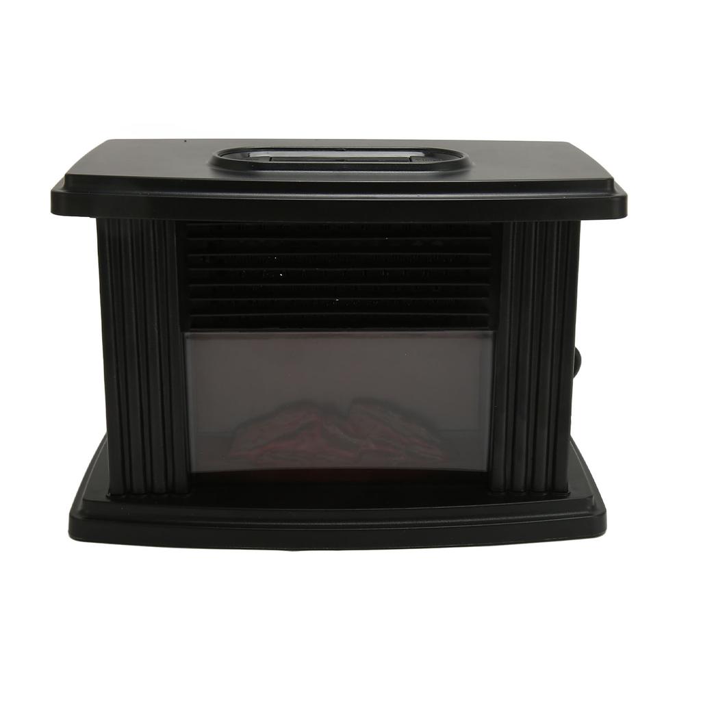 Mini Electric Fireplace Heater Simulated Flame Efficient Heating Quiet Operation Portable Fireplace Stove with Remote