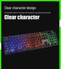 Redikai 832 USB Keyboard and Mouse Set - Luminous Gaming Kit with Colorful Backlight