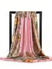New Silk Shawl Satin Square Scarf For Women Paisley Neckerchief Female New Headband Hair Bands Print Foulard Hijab Wraps Bandana