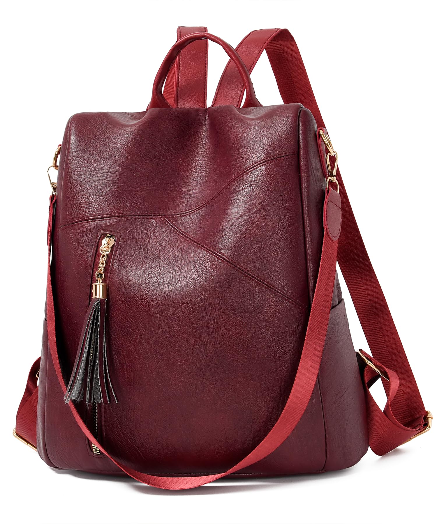 

Kayiyasu 3-Way Backpack for Women, Leather-Touch HandbagShoulder Bag, Anti-Theft, Popular, Multi-Functional, Lightweight, Waterproof, Perfect for