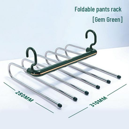 

Складная многоярусная вешалка для брюк из нержавеющей стали с вращающейся конструкцией для аккуратного хранения