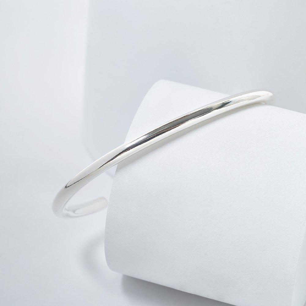 Silver925 Basic Silky Bangle Bracelet