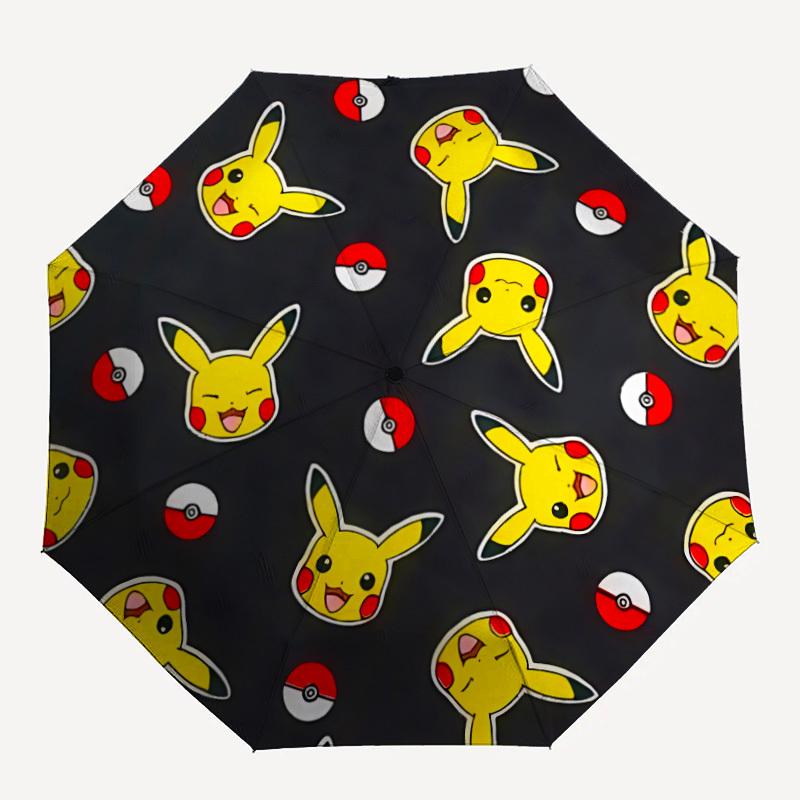 

1pc Pikachu, Poké Ball umbrella - automatic opening and closing, sturdy iron frame, formal occasions yy251027027
