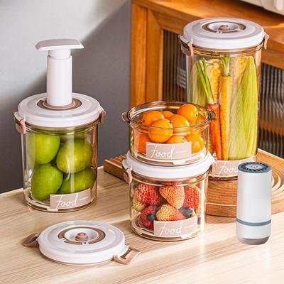 Contenitore sottovuoto per alimenti, contenitore per alimenti freschi, contenitore per alimenti per frigorifero, contenitore per frutta, contenitore per frutta drenabile