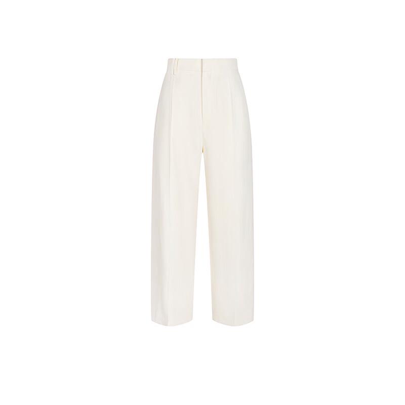 Less 2025 Spring Cotton Blend Tapered Ankle Pants