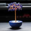 Bestselling Yellow Crystal Tree Teacup Coaster Ornament for Home or Office Decor