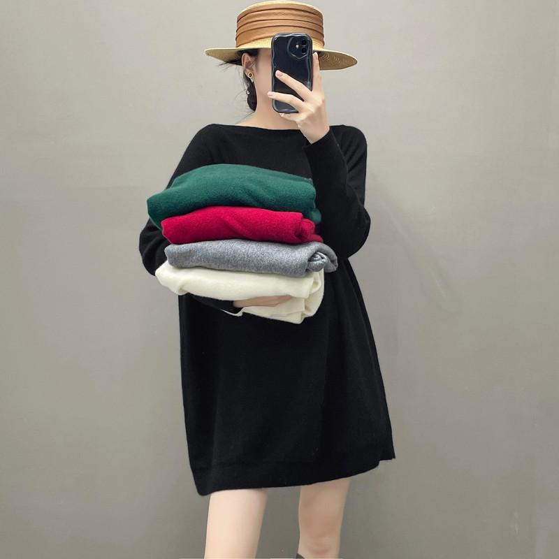 Qinghe 100% Pure Cashmere Women's Sweater - Ultra Soft Luxury Winter Pullover