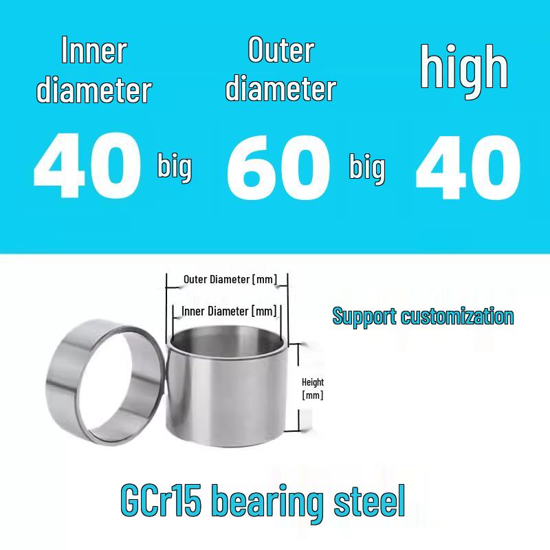 Steel Shaft Sleeve: Inner Diameter 30, Outer Spacer 48/50, Wear-Resistant for Removal and Guide Applications (Inner 35/37/38).