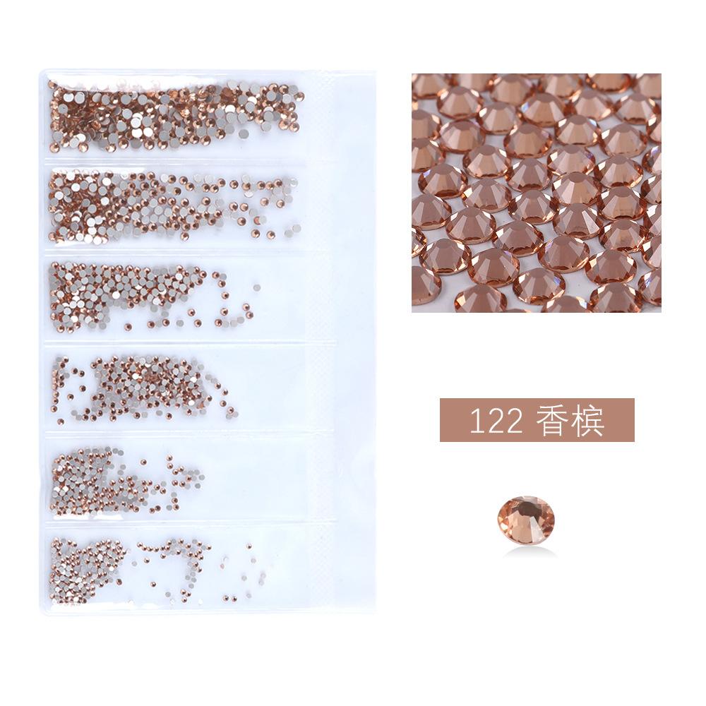Flat Bottom Rhinestone Nail Drill Diy Nail Mobile Phone Case Sticker Drill, Jewelry Accessories, Bag Size Mixed Nail Drill