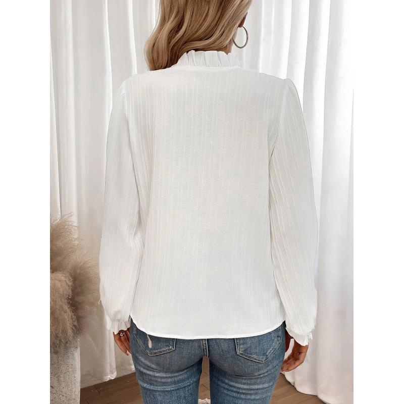 2025 Women's Slim V-Neck Long-Sleeve Fashion Top