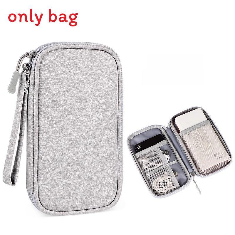 Data Bank Power Cable Storage Bag Outdoor Large Capacity Casual Handbag Fashion