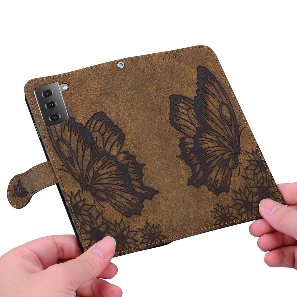 Wallet Case For Samsung Galaxy S22 S23 S24 S8 S9 S10 Plus S20 S21 FE Note 20 Ultra Luxury Leather Flip Holder Stand Phone Cover
