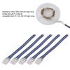 10pcs 10mm LED Strip Connectors Transparent Wire to Strip Connectors  Office Decoration