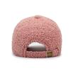 Women Embroidered Letter Hat Lamb Wool Autumn Winter Baseball Cap