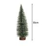 5pcs Christmas Decoration Christmas Tree Pine Tree with Wooden Base for Home Decor Xmas Party New Year New Year 2027 Ornament
