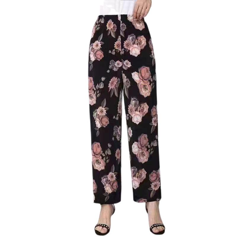 

Женские летние брюки из ледяного шелка, защищающие от комаров, свободного кроя 90-160 Pounds Universal