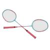Badminton Racket Lightweight Portable Iron Alloy Frame Double Badminton Racquets for Beginner