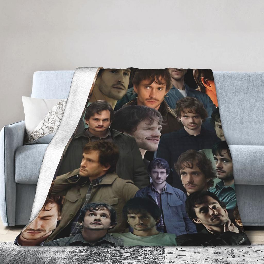 Will Graham Photo Collage 4005287359.6760 Blanket Cover Flannel Warm Throw Blanket for Outdoor Travel Bedspread