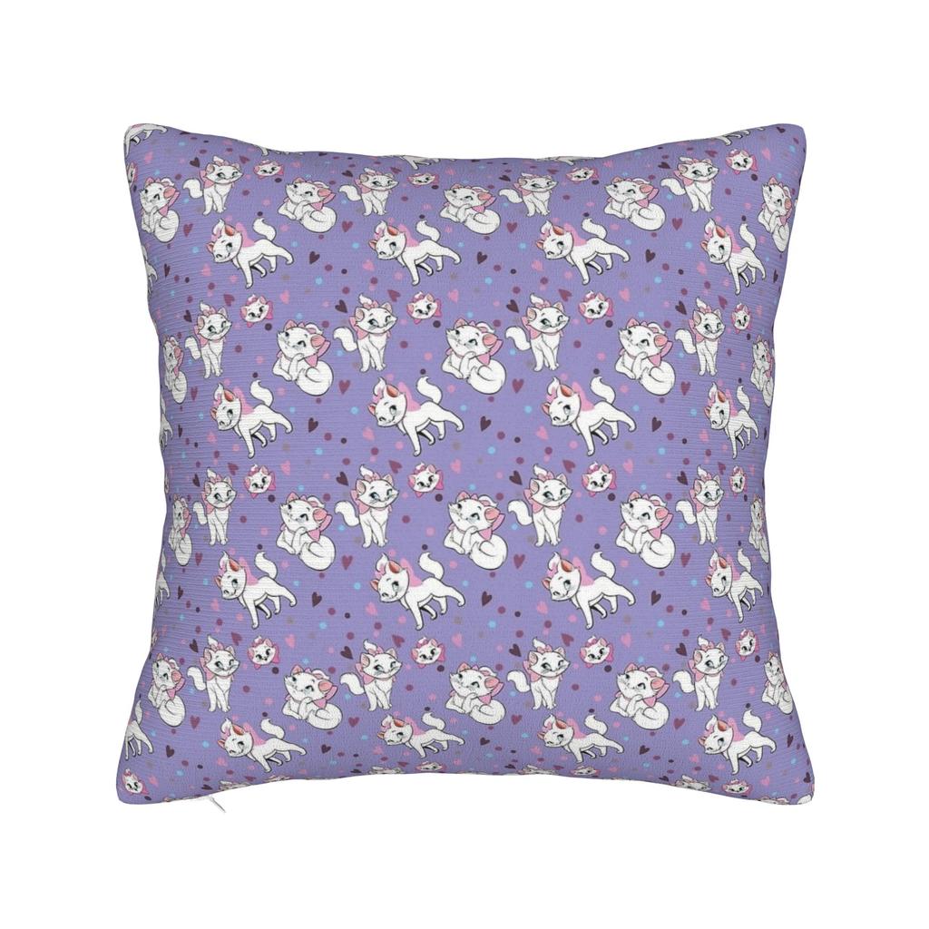 Marie Cat Aristocats Square Pillowcases Polyester Couch Cushion Case Creative Decorative Pillow Cover 45*45