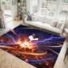 Tottenham Hotspur Design Crystal Velvet Carpet Cozy Non?Slip Printed Rug For Bedroom Living Room Entrance