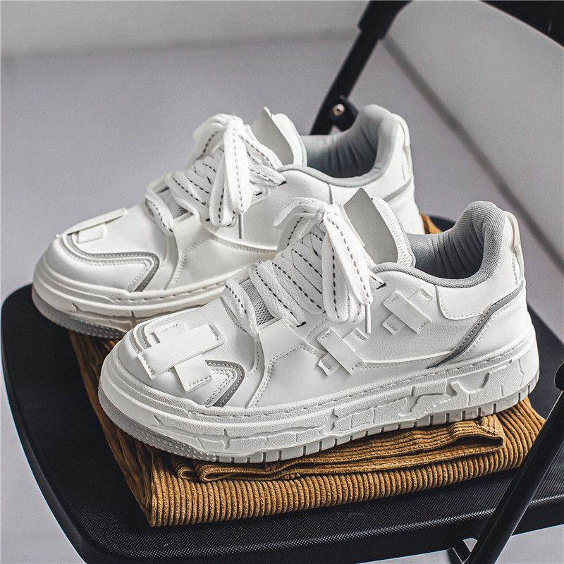 Mode Luxus 2024 Neu Student Vielseitiger Campus-Stil Lässige Board-Schuhe Koreanische Dicke Sohle Langlebige Herren-Sportschuhe Sneaker Herren