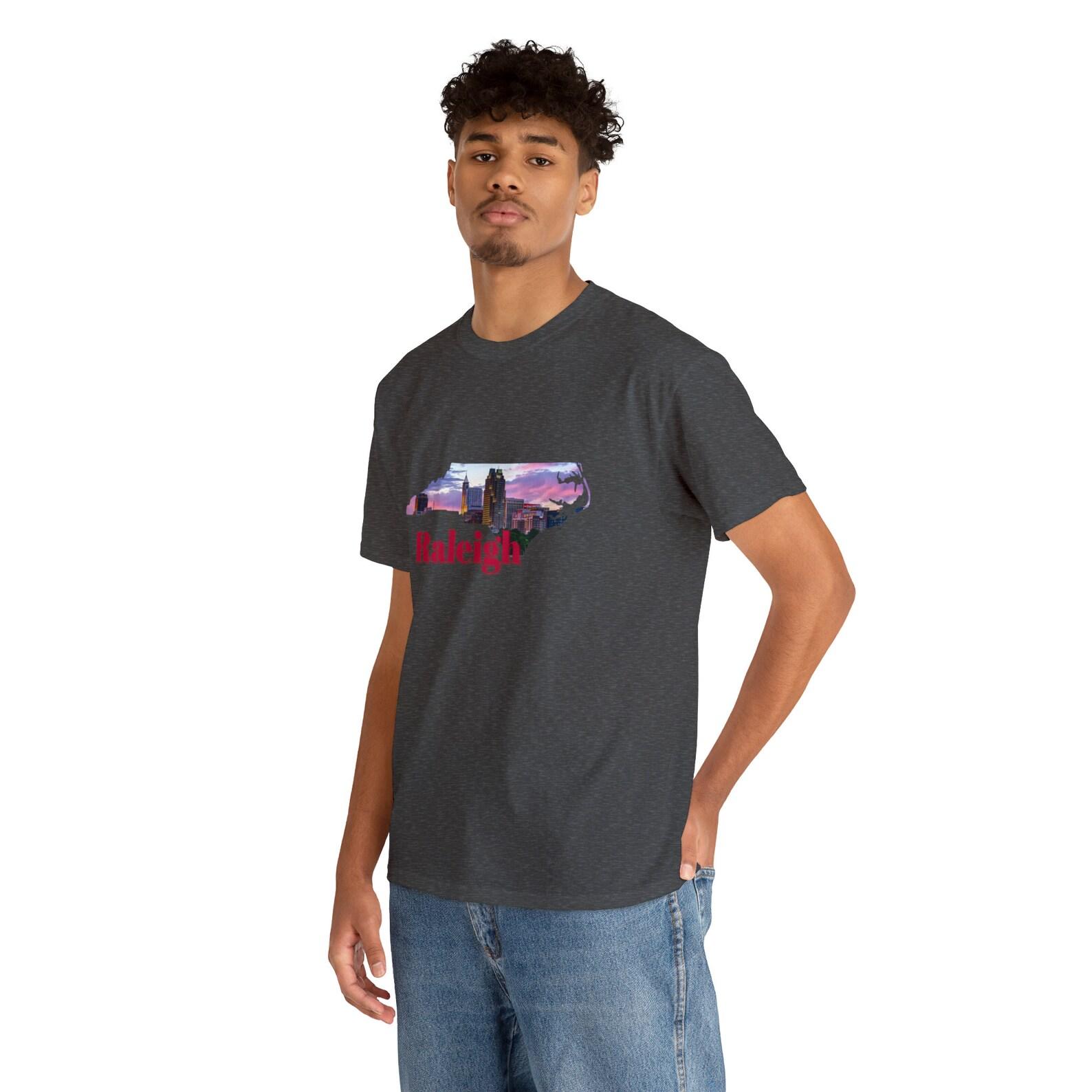 Raleigh Skyline Tee, North Carolina Graphic T-Shirt 3XL