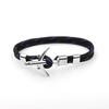 European & American Trend Anchor Men's Airplane Bracelet with Polyester Rope