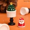10Pcs Dollhouse Miniaturas Christmas Decor Ice Cream Cup Play Doll House Accessories Toy Pretend Play Toy