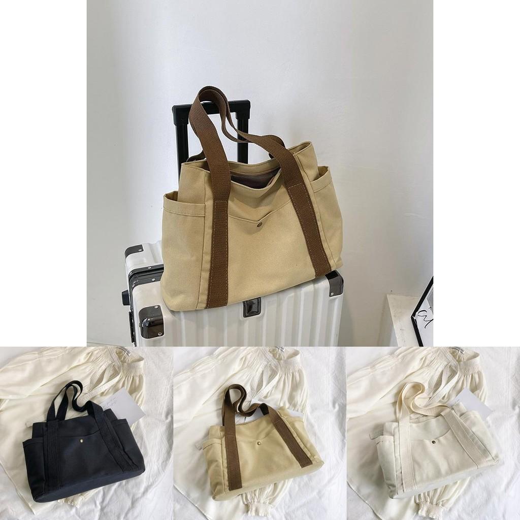 Stylish And Spacious Canvas Tote Bag For Women Ideal For Daily Commute And Class