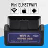 Super Mini WiFi ELM327 OBD2 Car Scanner V1.5 Blue