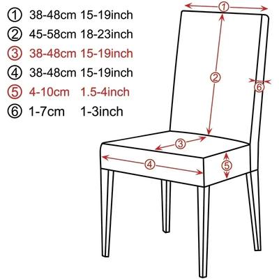 Velvet Fabric Chair Cover Super Soft Chair Covers For Dining Room Luxurious Office Seat Cases Stretch For Banquet