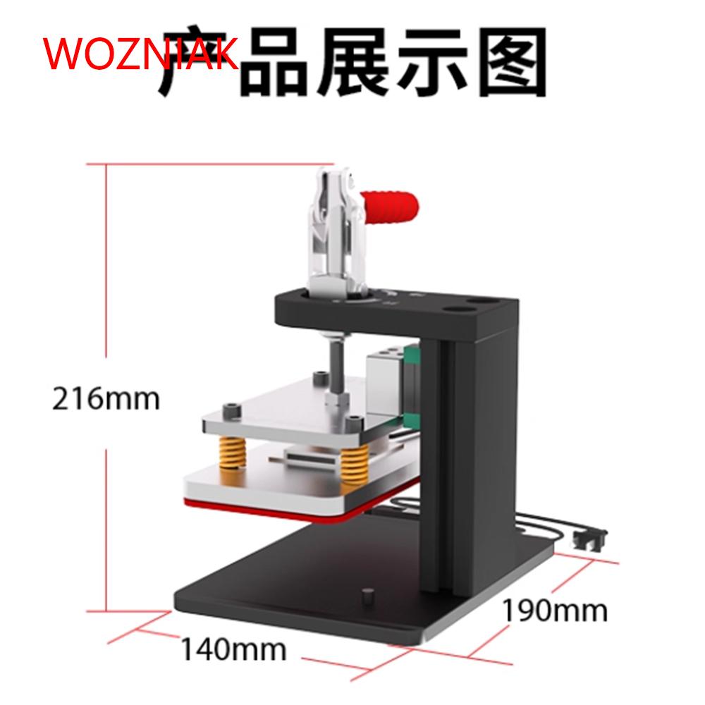 NASAN Manual Compression Machine CLM Adjustable and Regulated for iPhone Android Straight and Curved Back Cover Heating Table