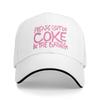 Custom Punk Please Dont Do Coke In The Bathroom Baseball Cap Adjustable Funny Ironic Quote Dad Hat Sun Protection Snapback Caps