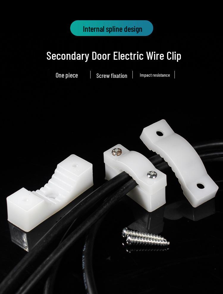 Zahnförmiger Snap-On Drahtclip-Organizer: Kabelbefestigungsklemme (Keine Bohrlöcher erforderlich)